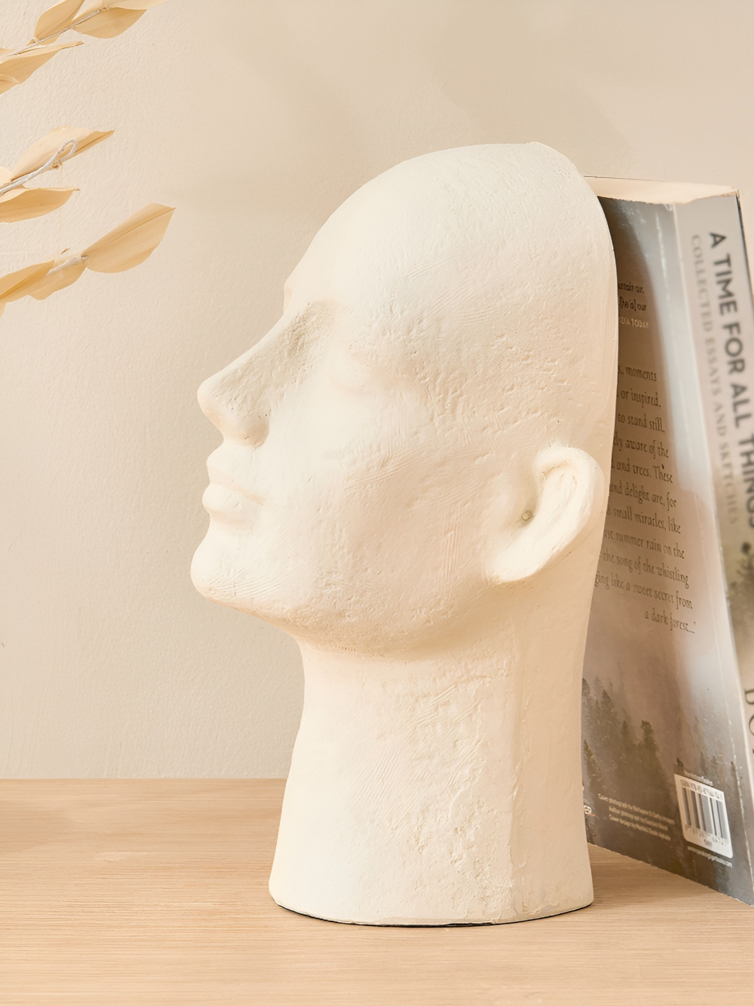 Home Centre Oyster Natura Beige Figurine Showpiece