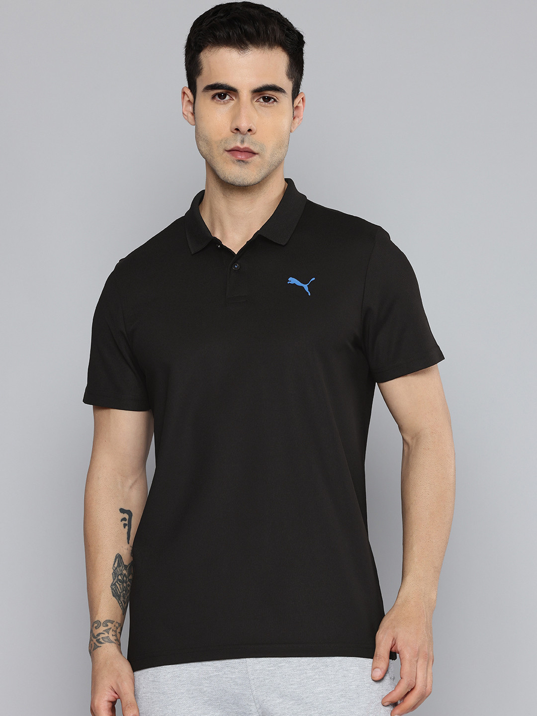 Puma TRAIN ALL DAY Essentials Slim Fit dryCELL Polo Sports T-shirt