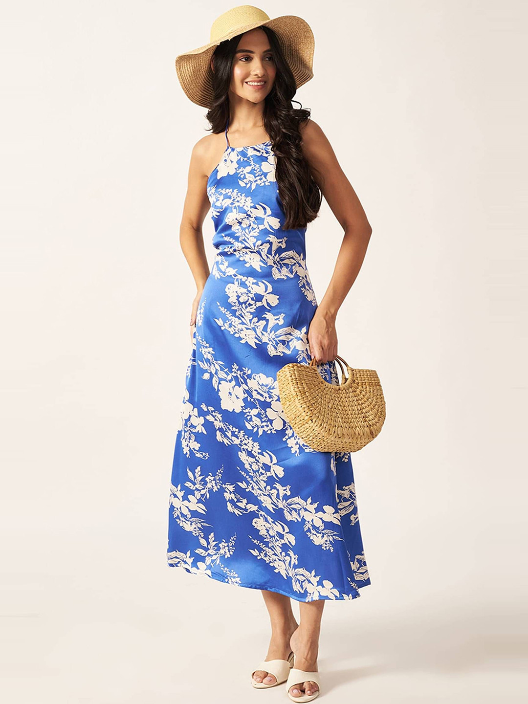 House of Sal Women Bella Backless Satin dress