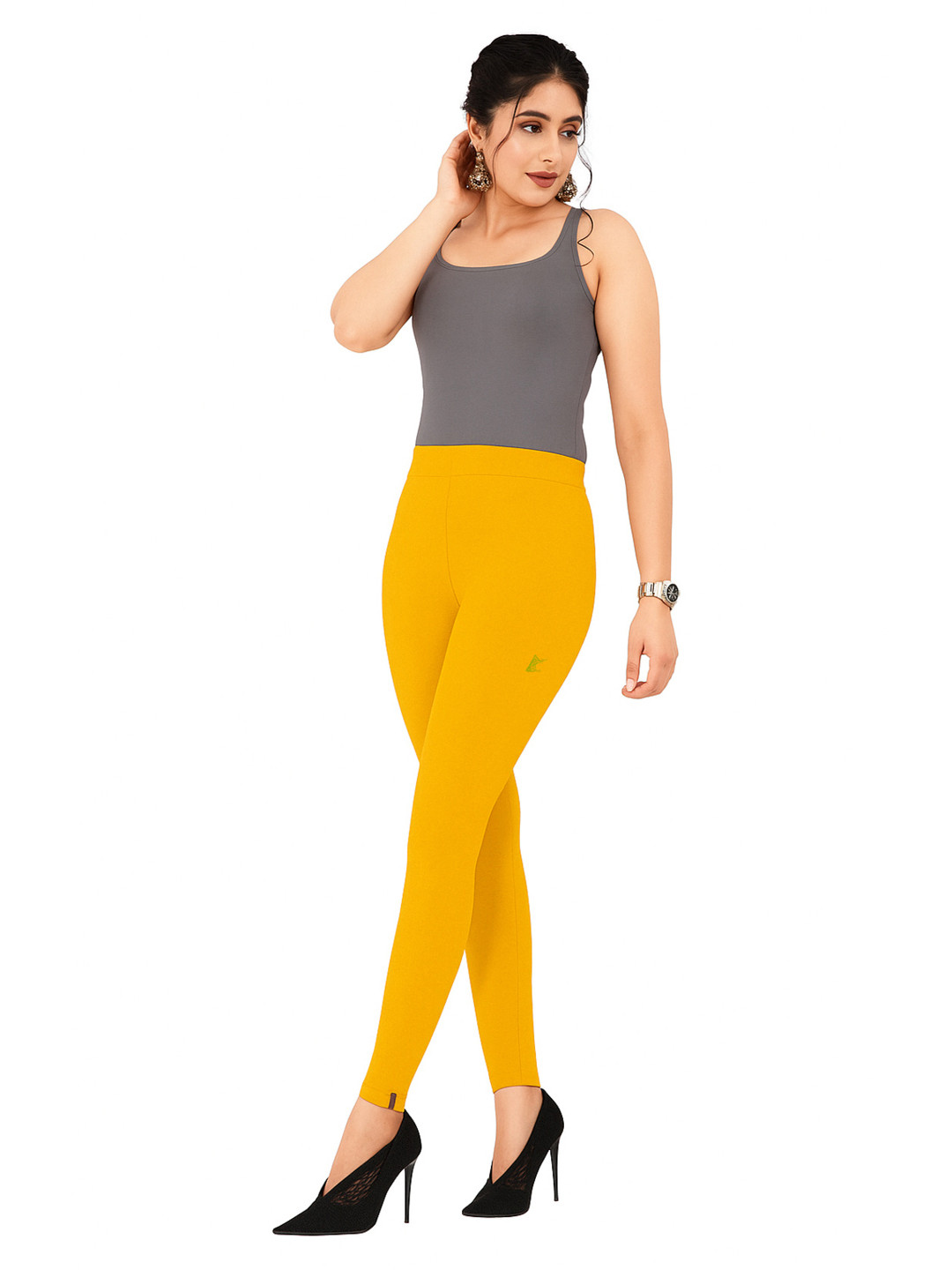 IZON Women Stretchable Ankle-Length Leggings