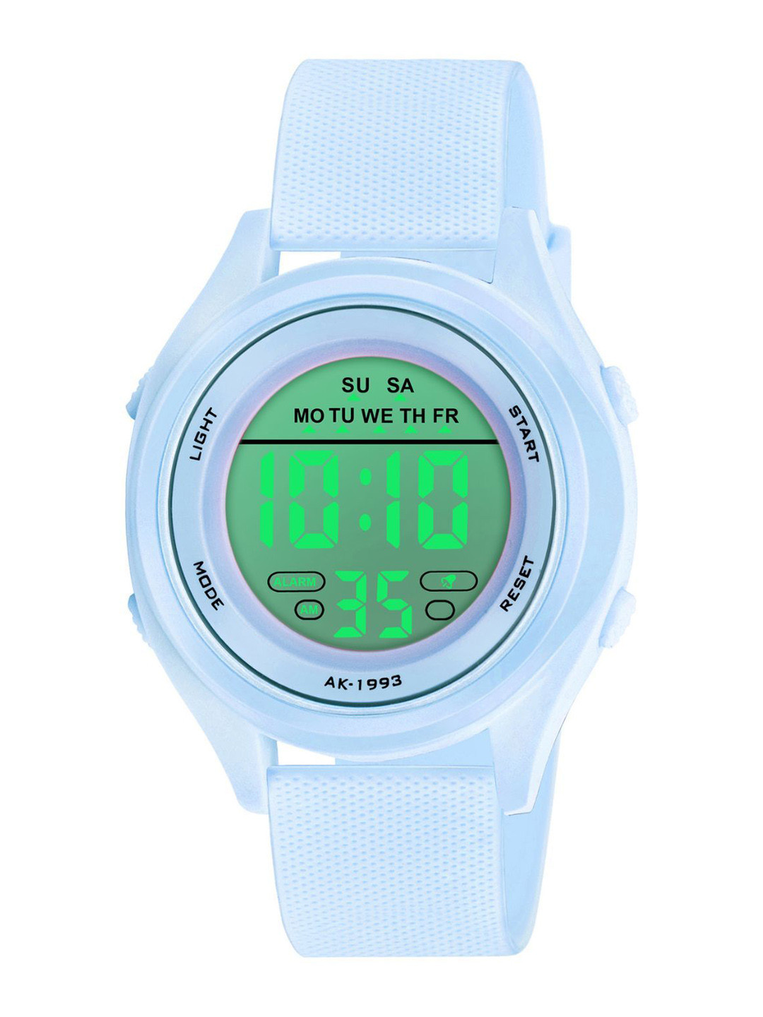 PAPIO Women Printed Dial & Bracelet Style Straps Digital Watch DIGITAL-027 SKY BLUE