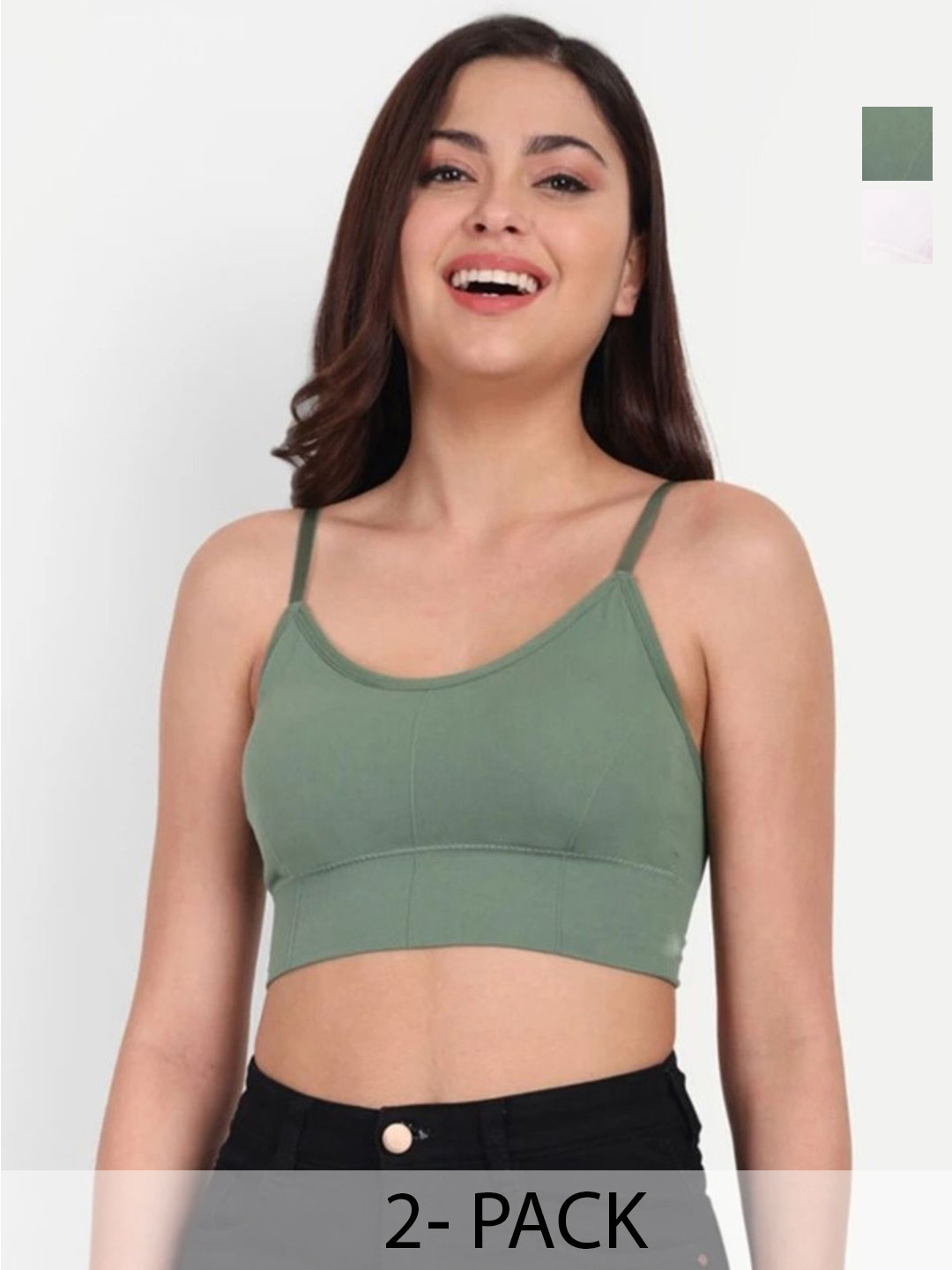 JUGNU TEXTILES Women Full Coverage Lightly Padded Cotton Everyday Bra