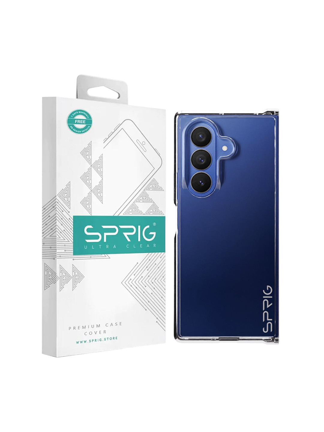 SPRIG Samsung Z Fold 7 Impact Resistant Back Case Mobile Accessories