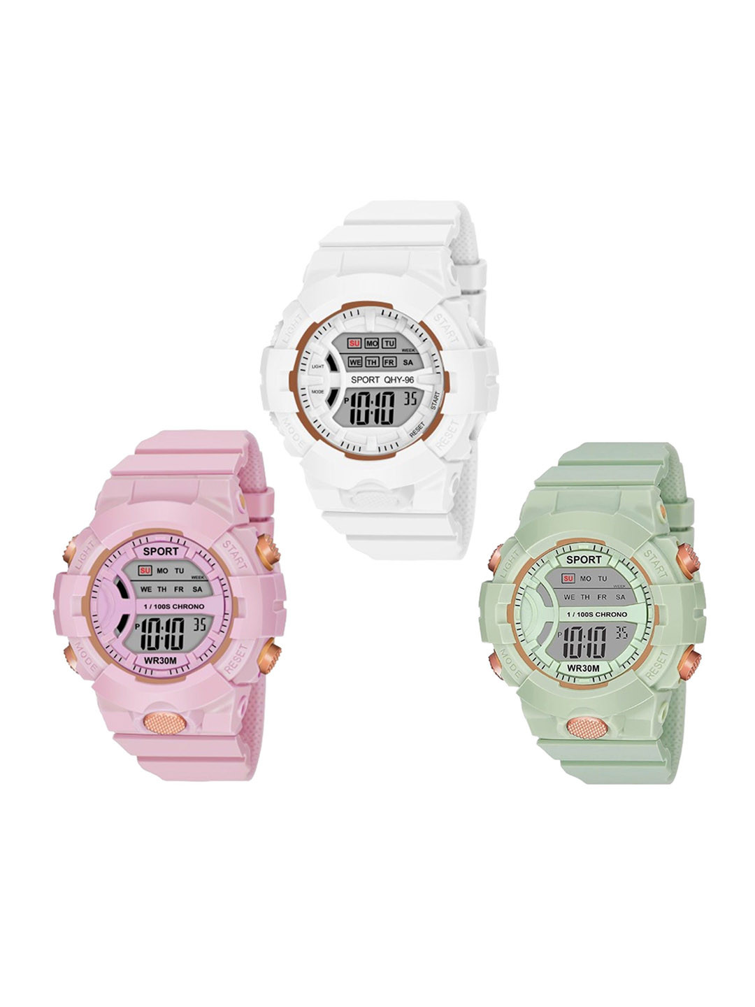 FROZIL Unisex Kids Dial & Straps Digital Watch DK-P-W-GR