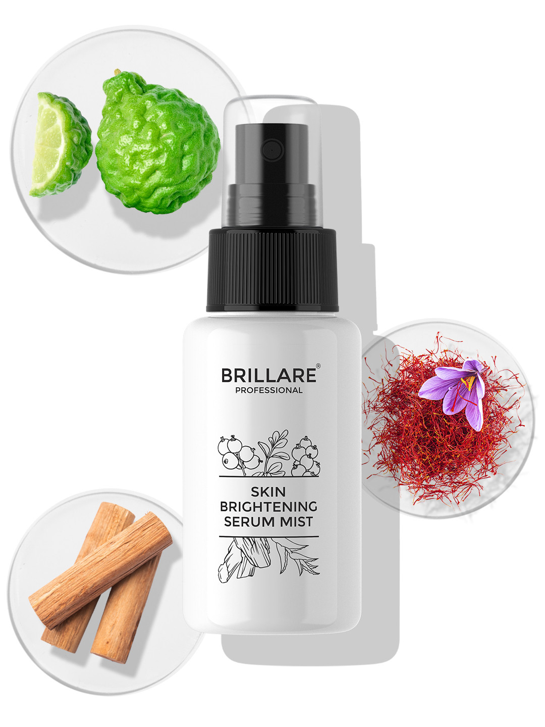 BRILLARE Skin Brightening Serum Mist For Pigmented Skin - 50ml