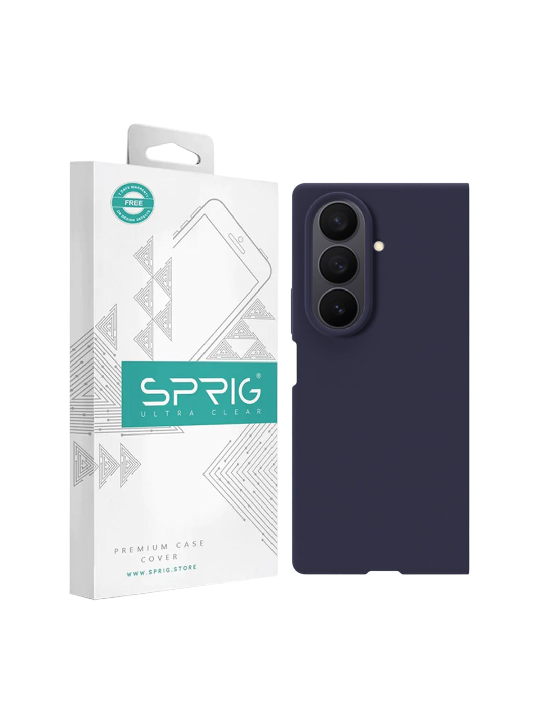 SPRIG Impact Resistant Shock Proof Silicone Samsung Z Fold 7 Back Case