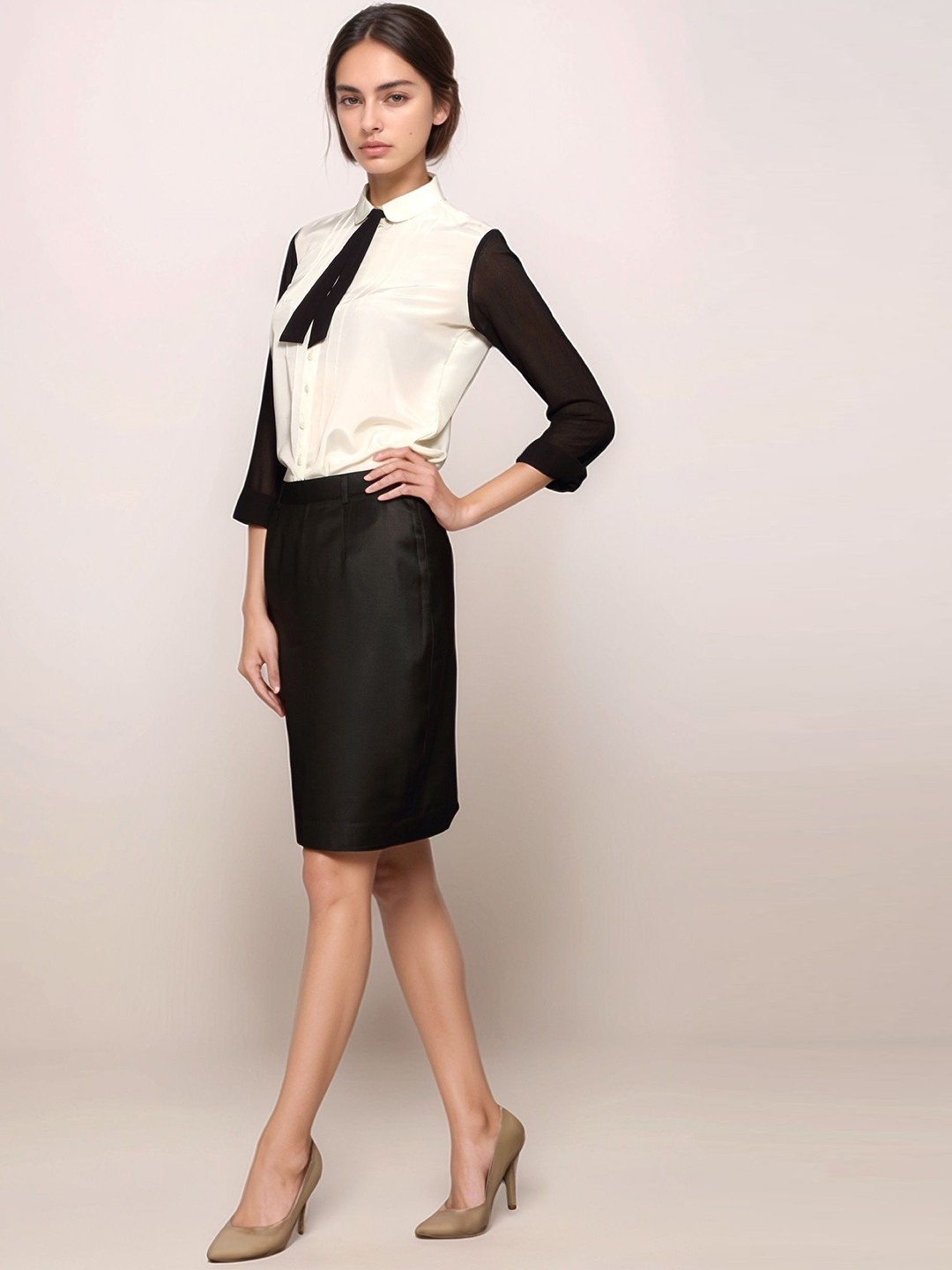 Dheeraj Sharma Pencil Knee Length Skirt