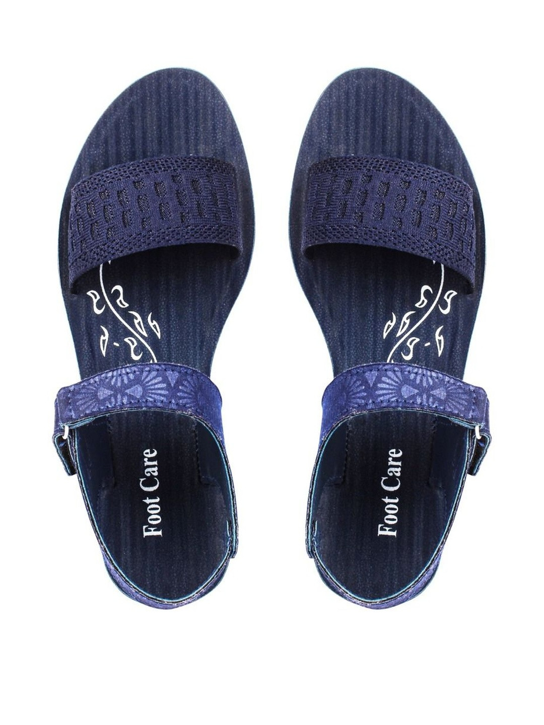 FOOT CARE Printed PU Wedges