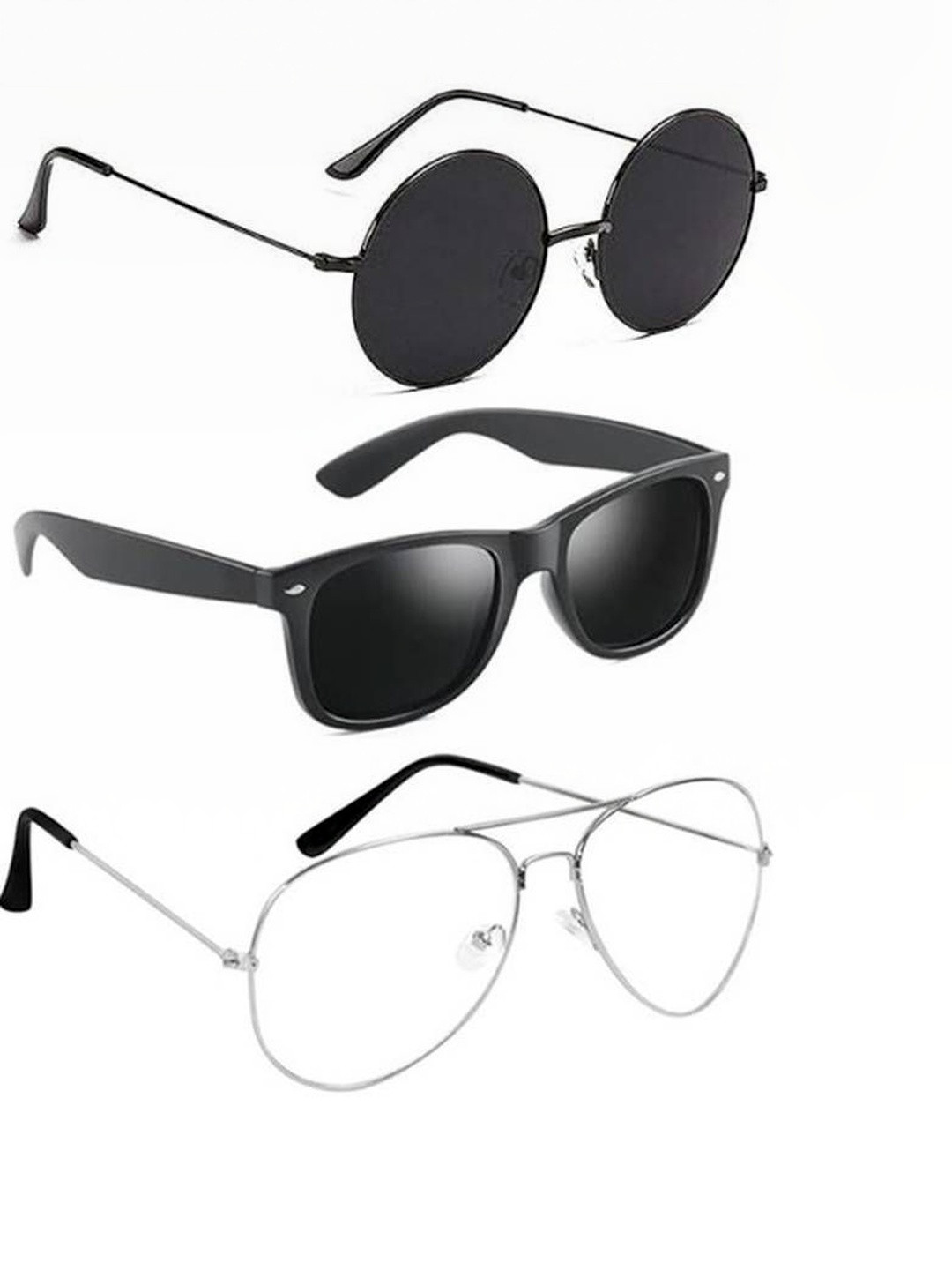 Arzonai Unisex Clear Sunglasses