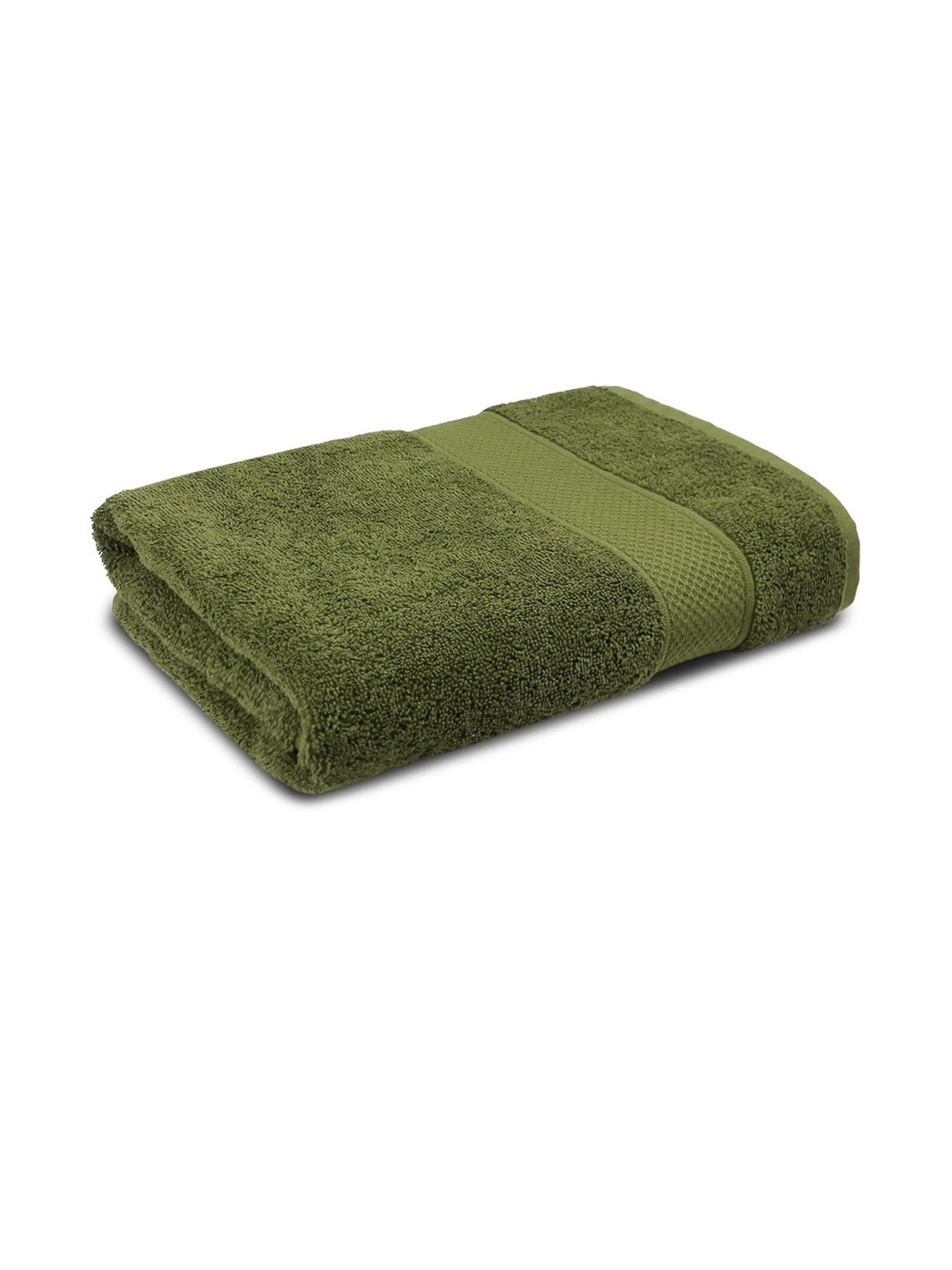 Signature Green Cotton Hand Towel