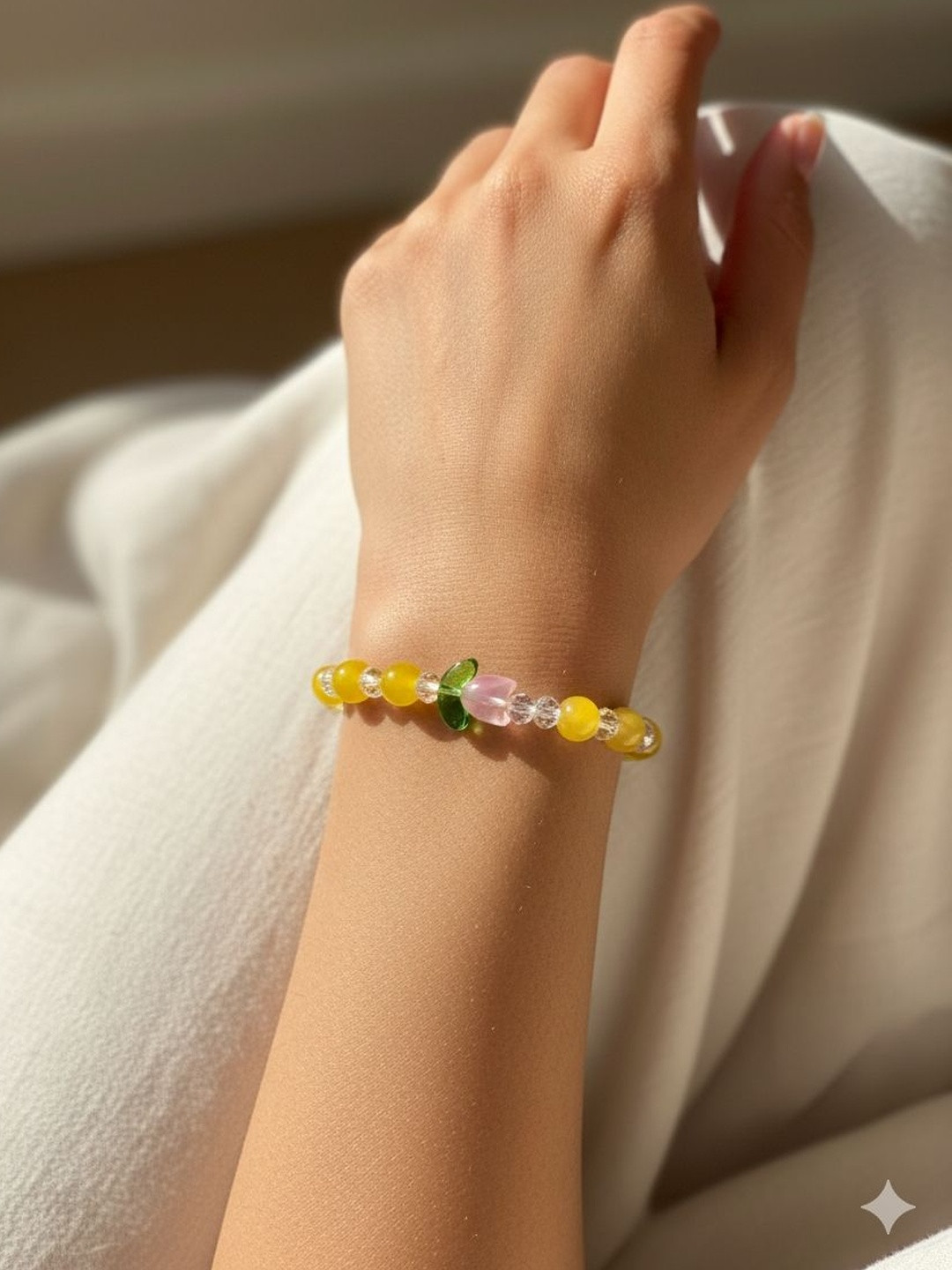 Seora Women Crystals Elasticated Bracelet