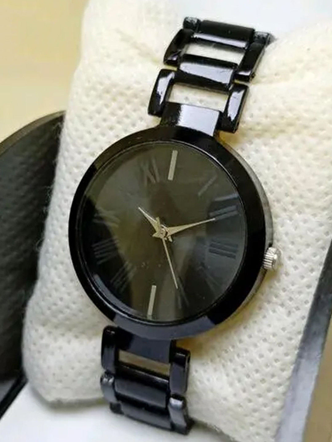 FROZIL Women Dial & Stainless Steel Straps Analogue Watch Merable Black