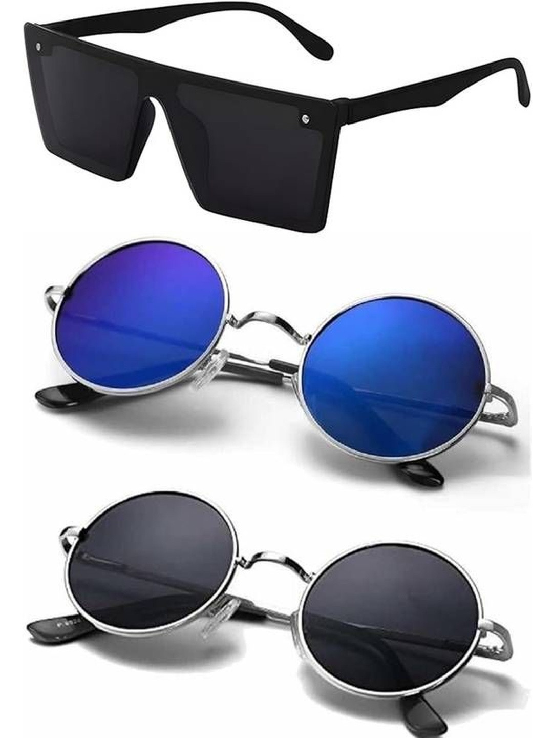 Arzonai Unisex Clear Sunglasses