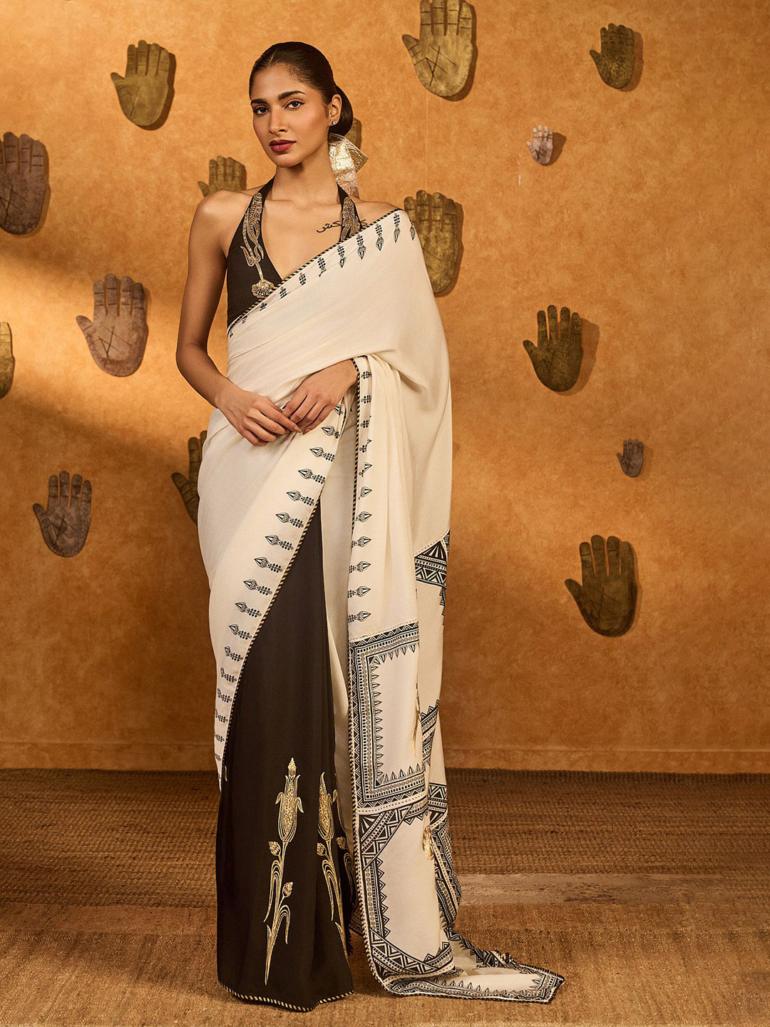 Masaba Ethnic Motifs Print Paradox Saree