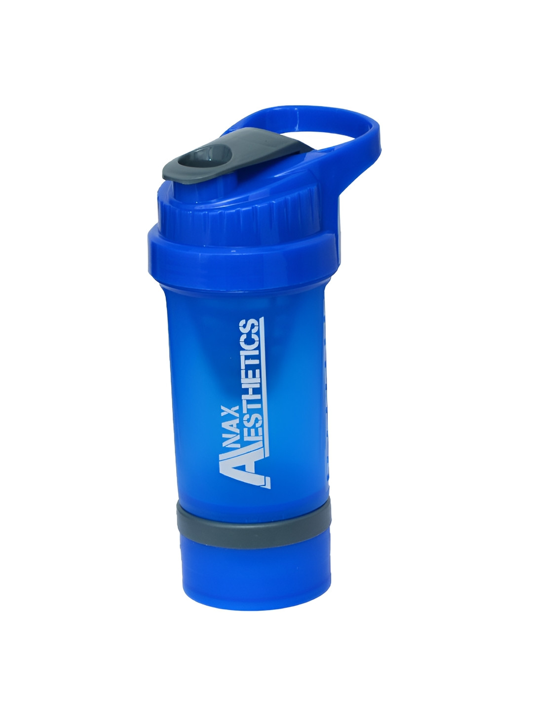 Anax Aesthetics Blue & White Printed Shaker Sipper Water Bottle 500 ml
