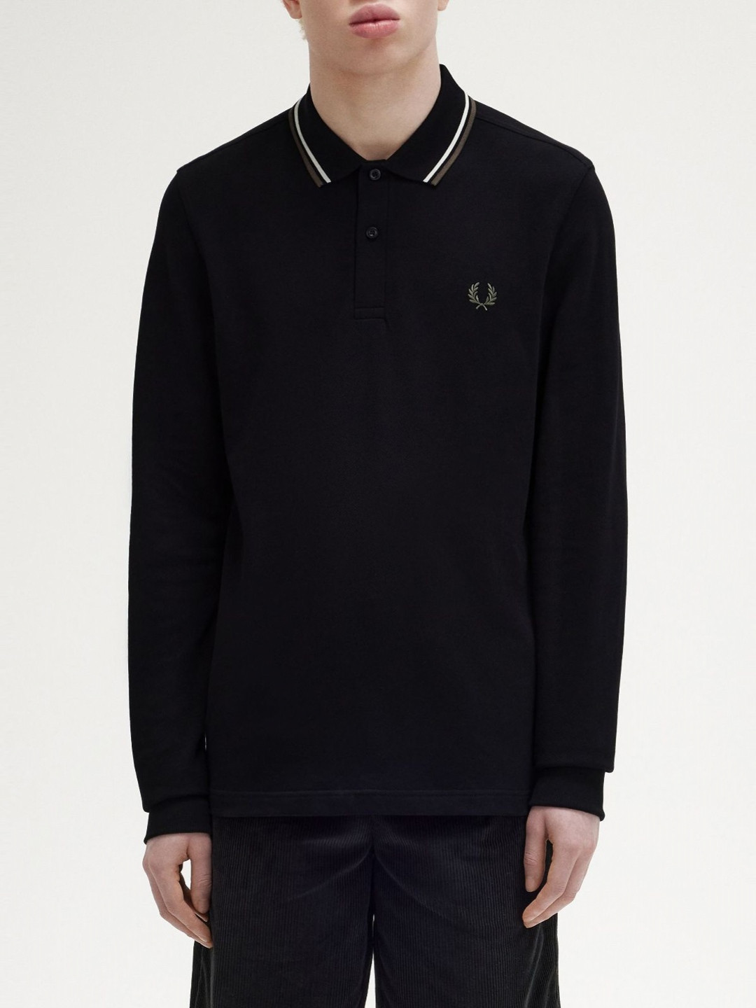 Fred Perry Polo Collar Cotton T-shirt