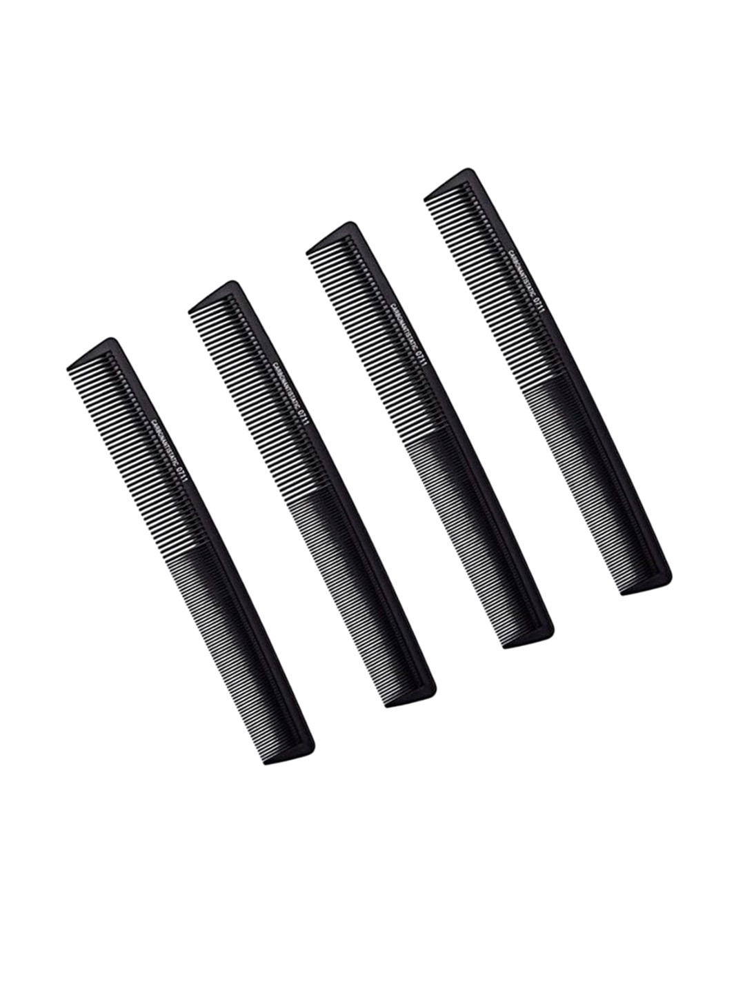 Stylewell Set Of 4 Barber Comb With Fine Tooth - 0711