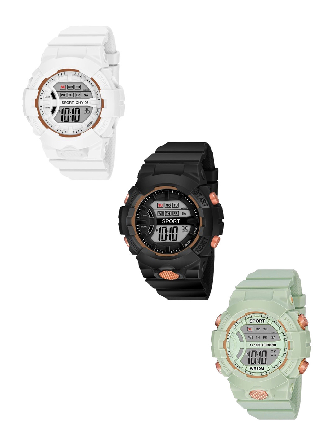 FROZIL Unisex Kids Dial & Straps Digital Watch DK-W-B-GR