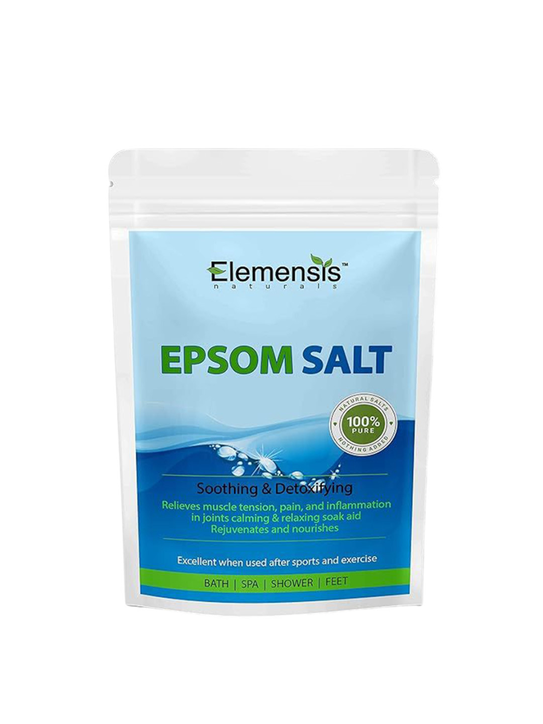 ElemensisNaturals Soothing & Detoxifying Epsom Salt- 500 g