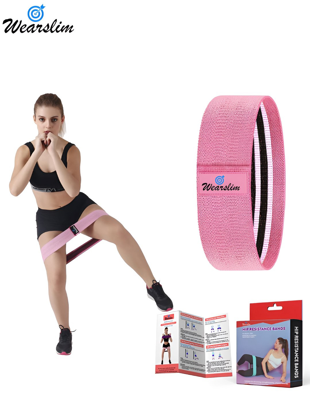 Wearslim Unisex Durable Hip Circle Resistance Band
