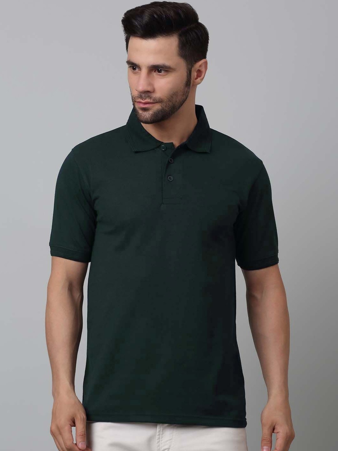 Trend Level Women Polo Collar T-shirt