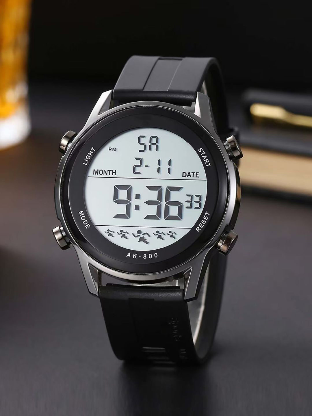 PAPIO Men Dial & Straps Digital Multi Function Digital Watch DIGITAL-028 BLACK