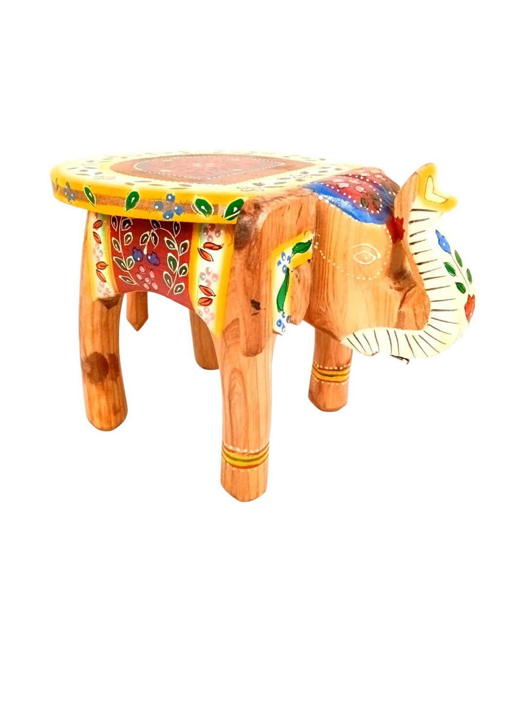 apka mart Brown Brown Elephant Shaped Small Table Showpiece
