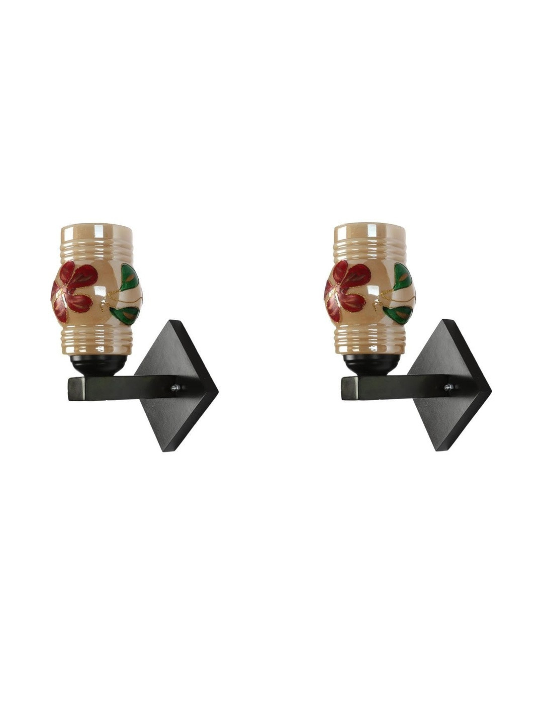 1ST TIME Solid Glass Traditional Cylinder Wall Lamps