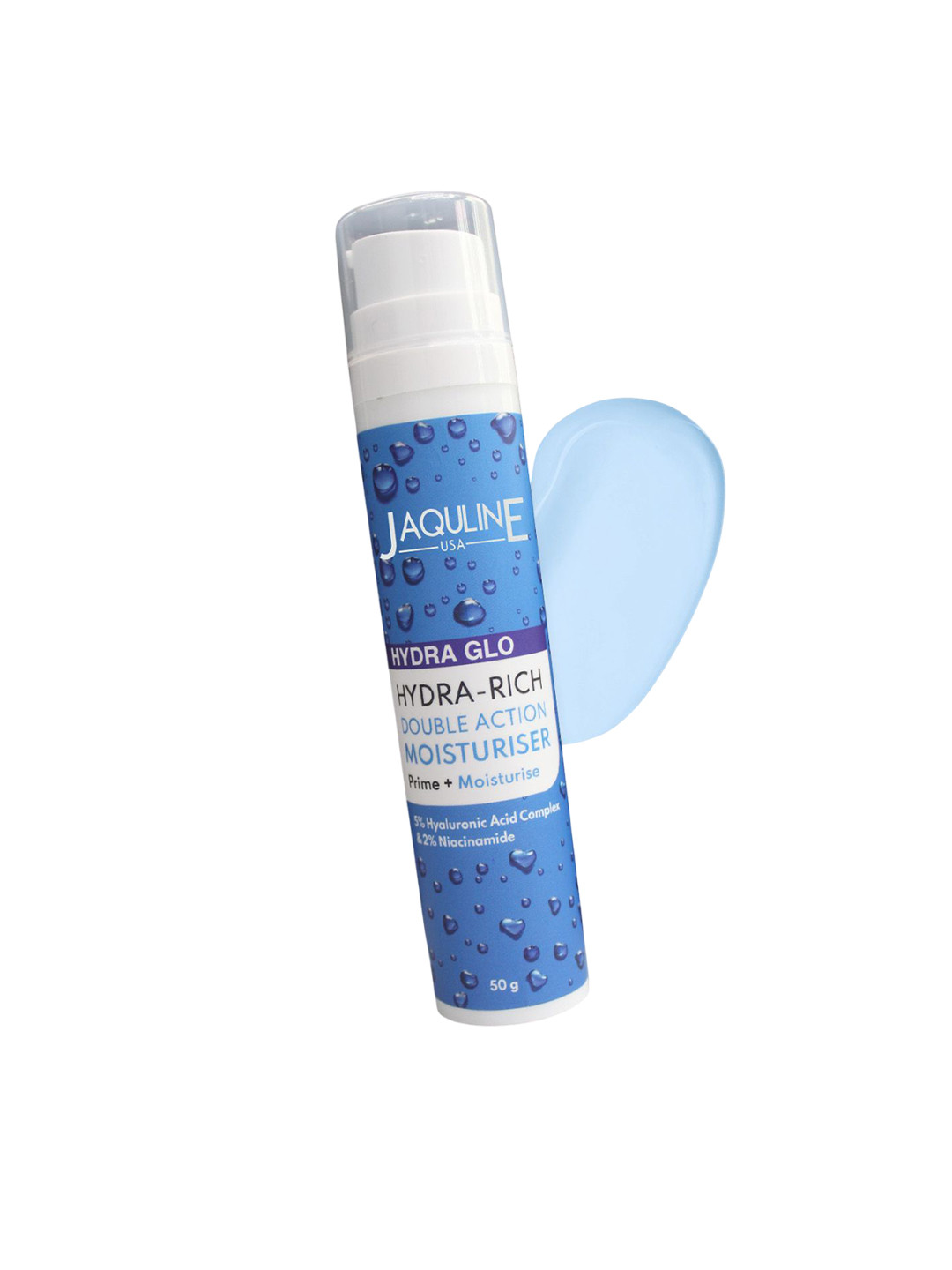 Jaquline USA Hydro Glo Hydra Rich Double Action Moisturizer With Niacinamide - 50 g