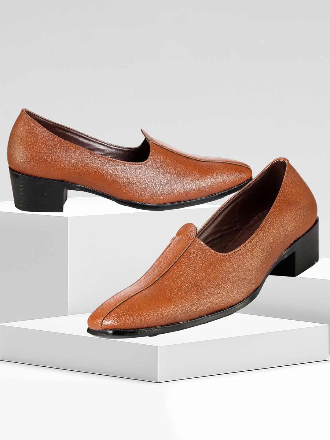 Bxxy Men Textured Height Increasing Basics Mojaris