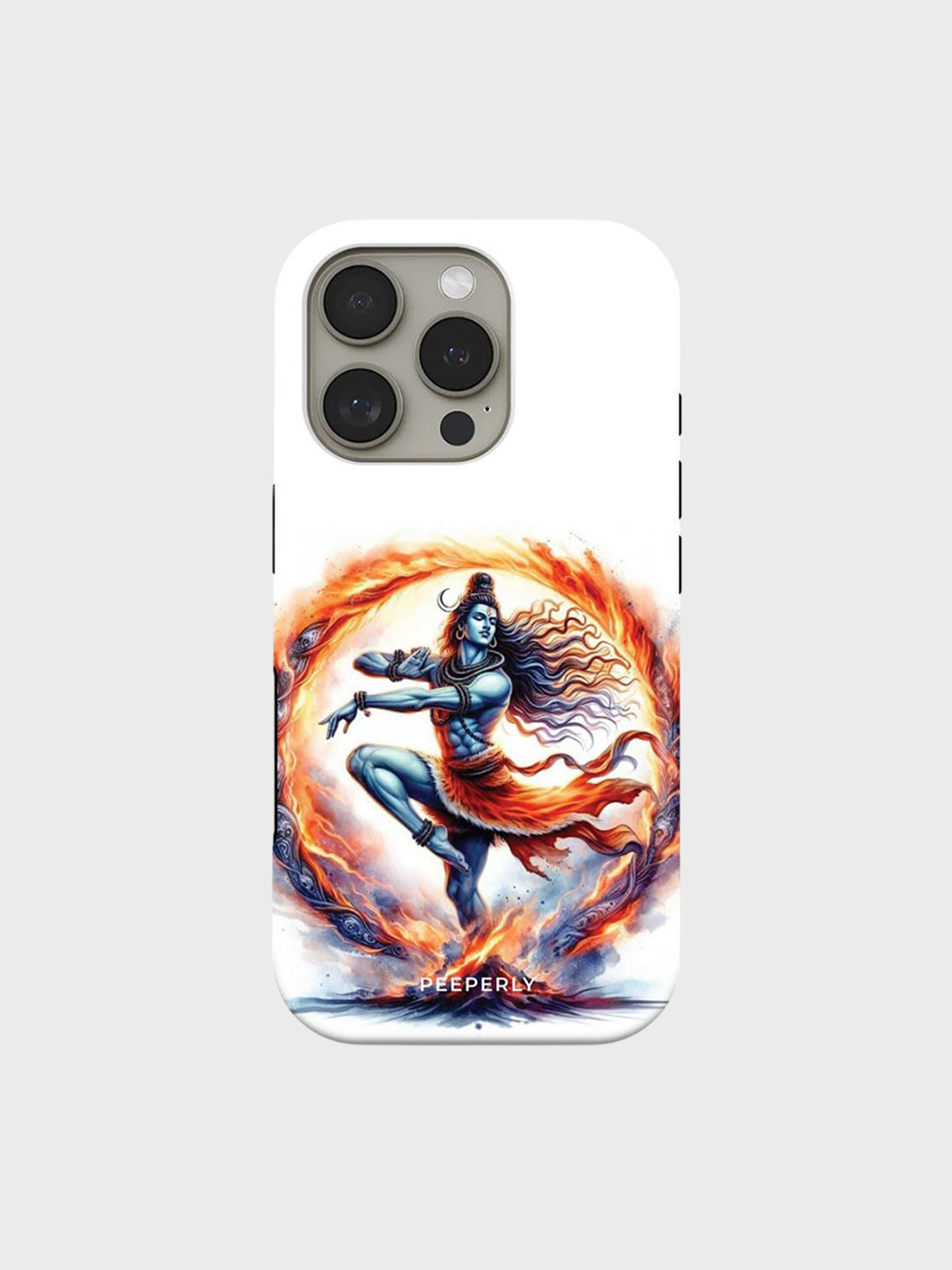 PEEPERLY Women Mystic Rudra Graphic Printed Impact Resistant iPhone 14 Plus Back Case
