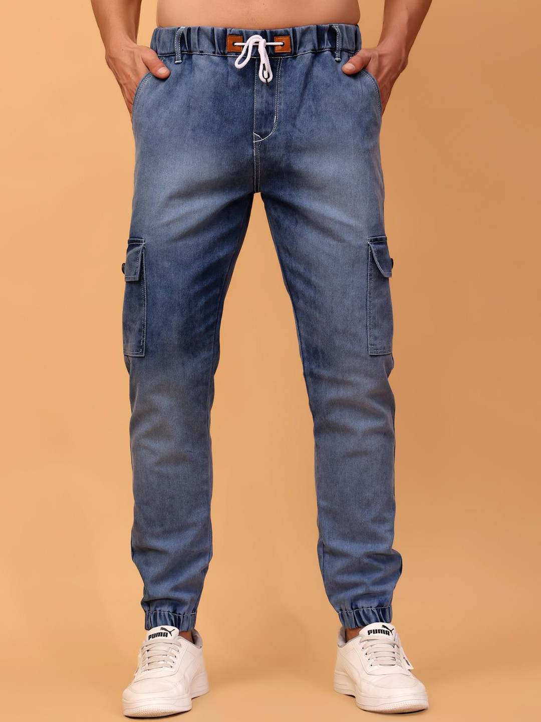PRJ IN STYLE Men Jogger Mid-Rise Jeans