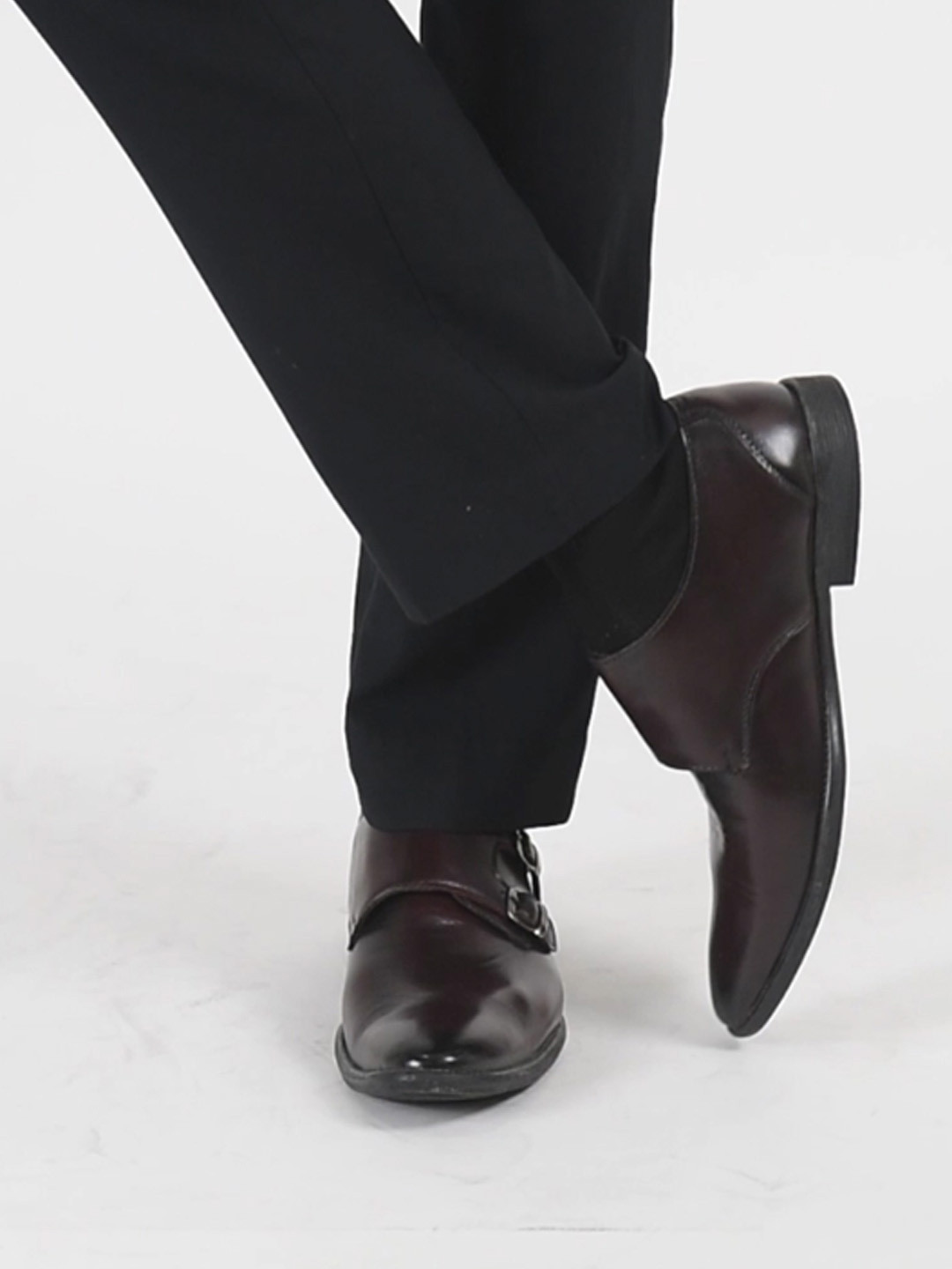 FAUSTO Men Double Strap Formal Monks