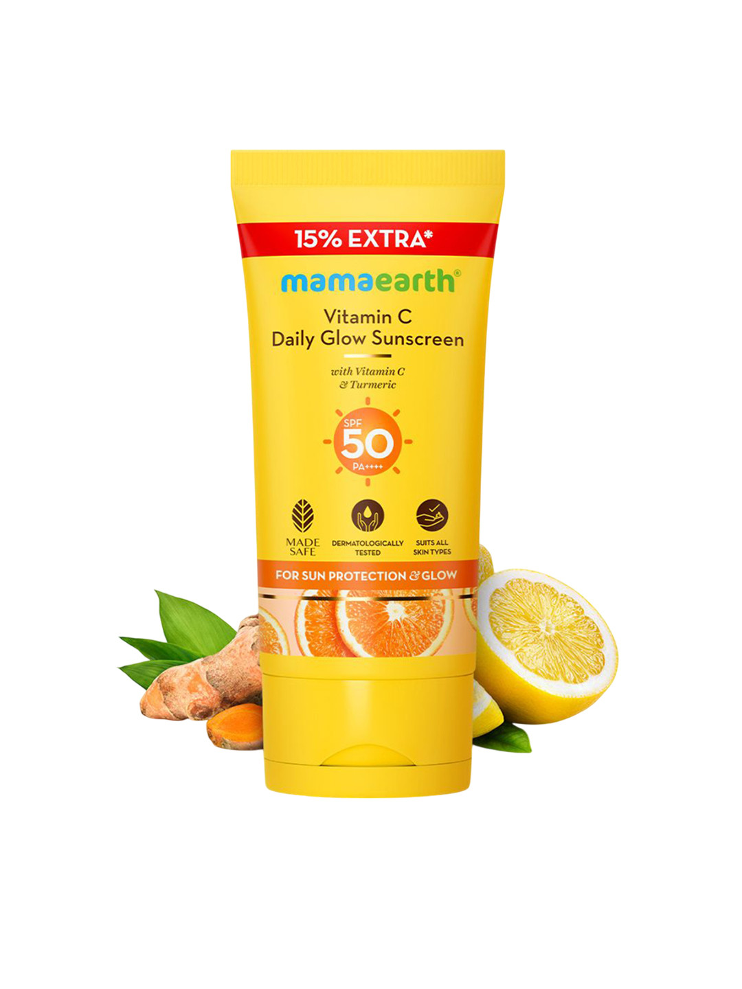 Mamaearth Vitamin C Daily Glow Sunscreen With Turmeric - 45 g