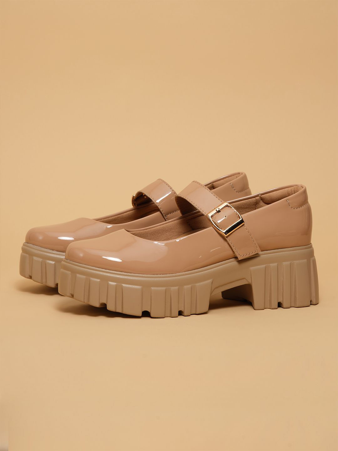 ERIDANI Mia Mary Jane Chunky Loafers