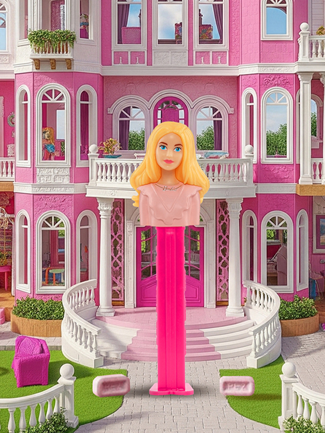 PEZ  Kids Barbie Blonde Candy -17 gm