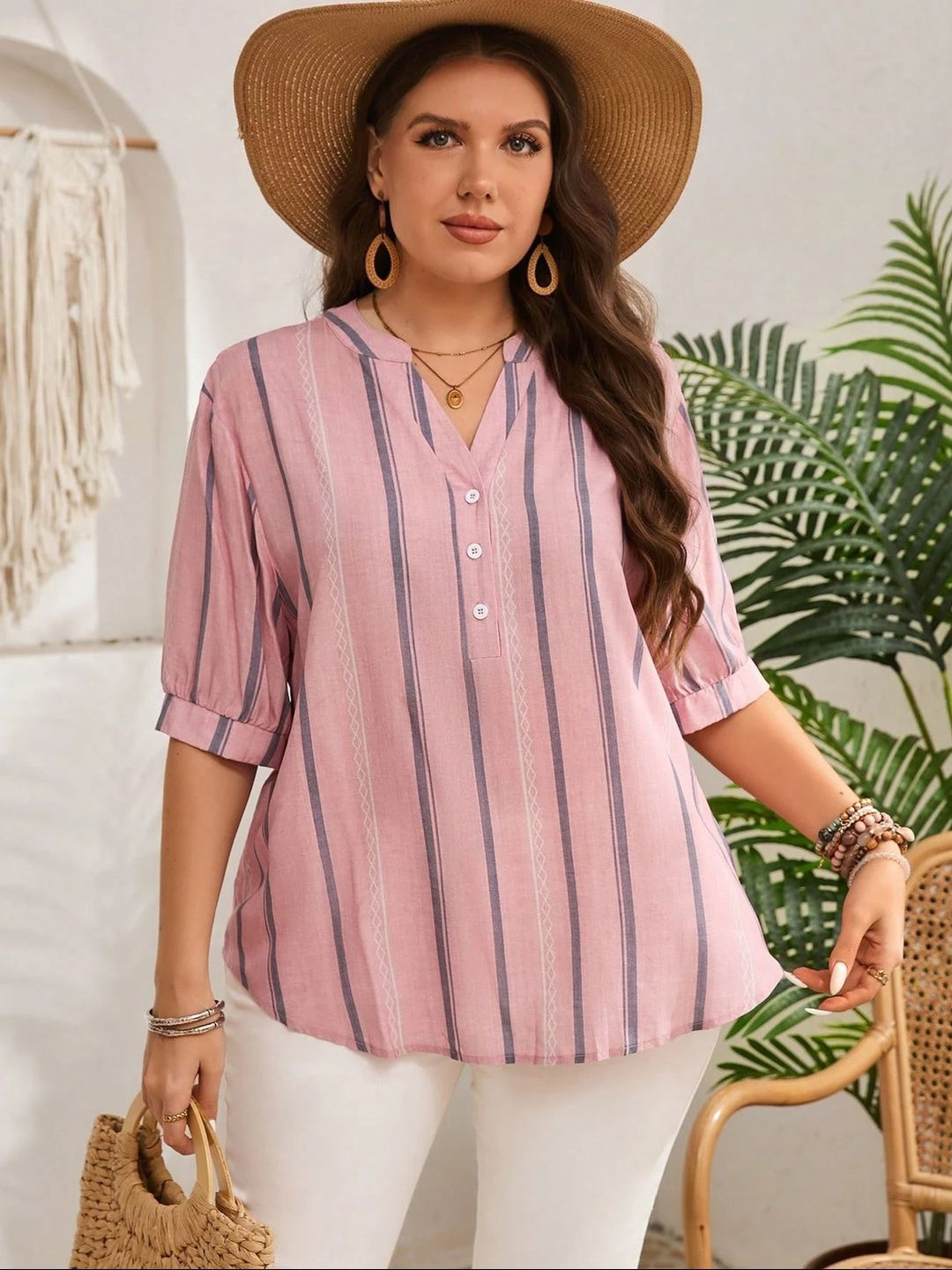 HERE&NOW Striped Top