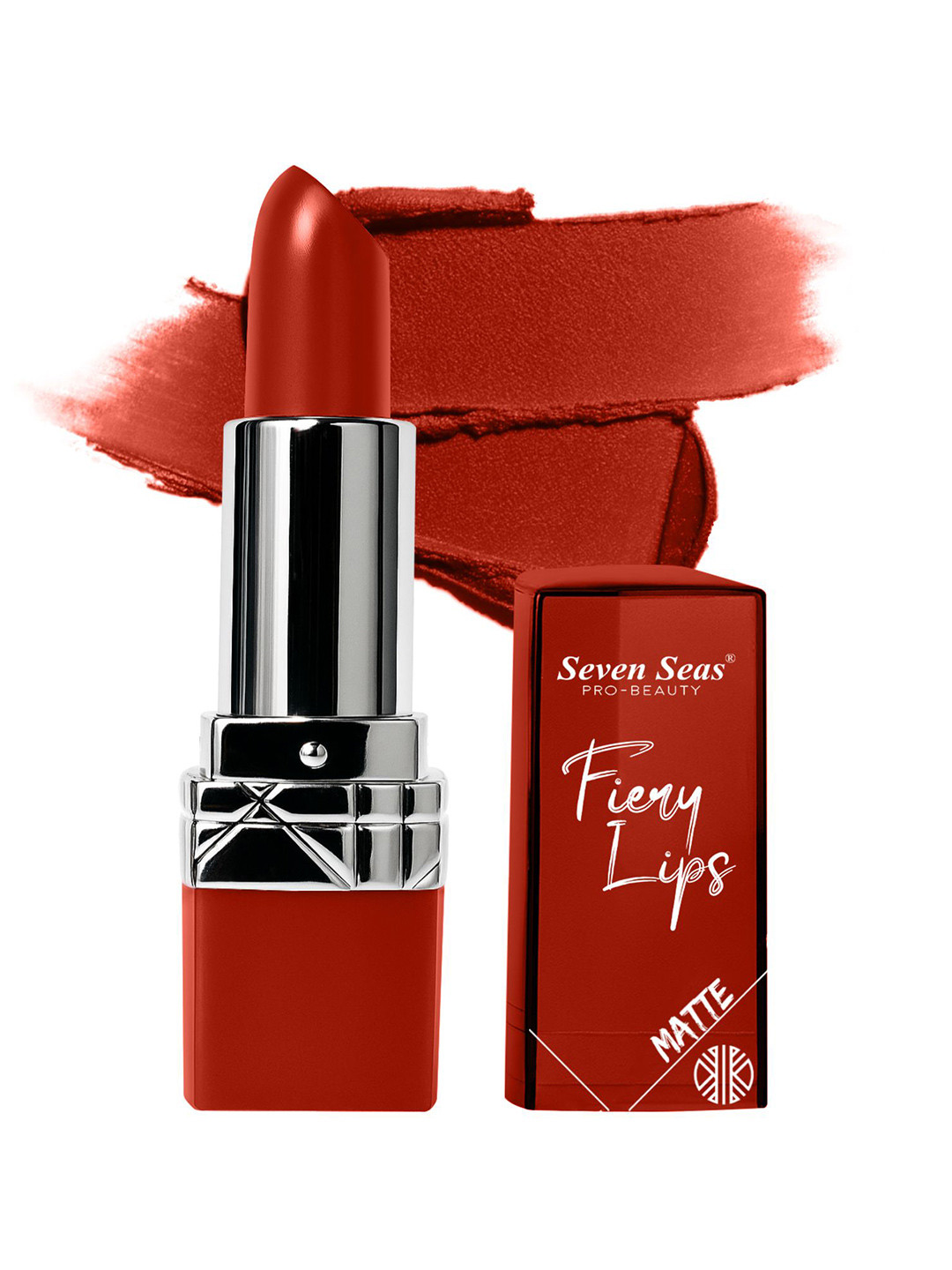 Seven Seas Fiery Lips Matte Lipstick - 3.5 g - Monza 1-308