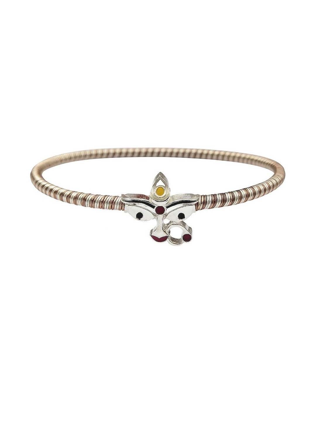 PARASMONI Women Silver & Cropper Toned Traditional Bangle