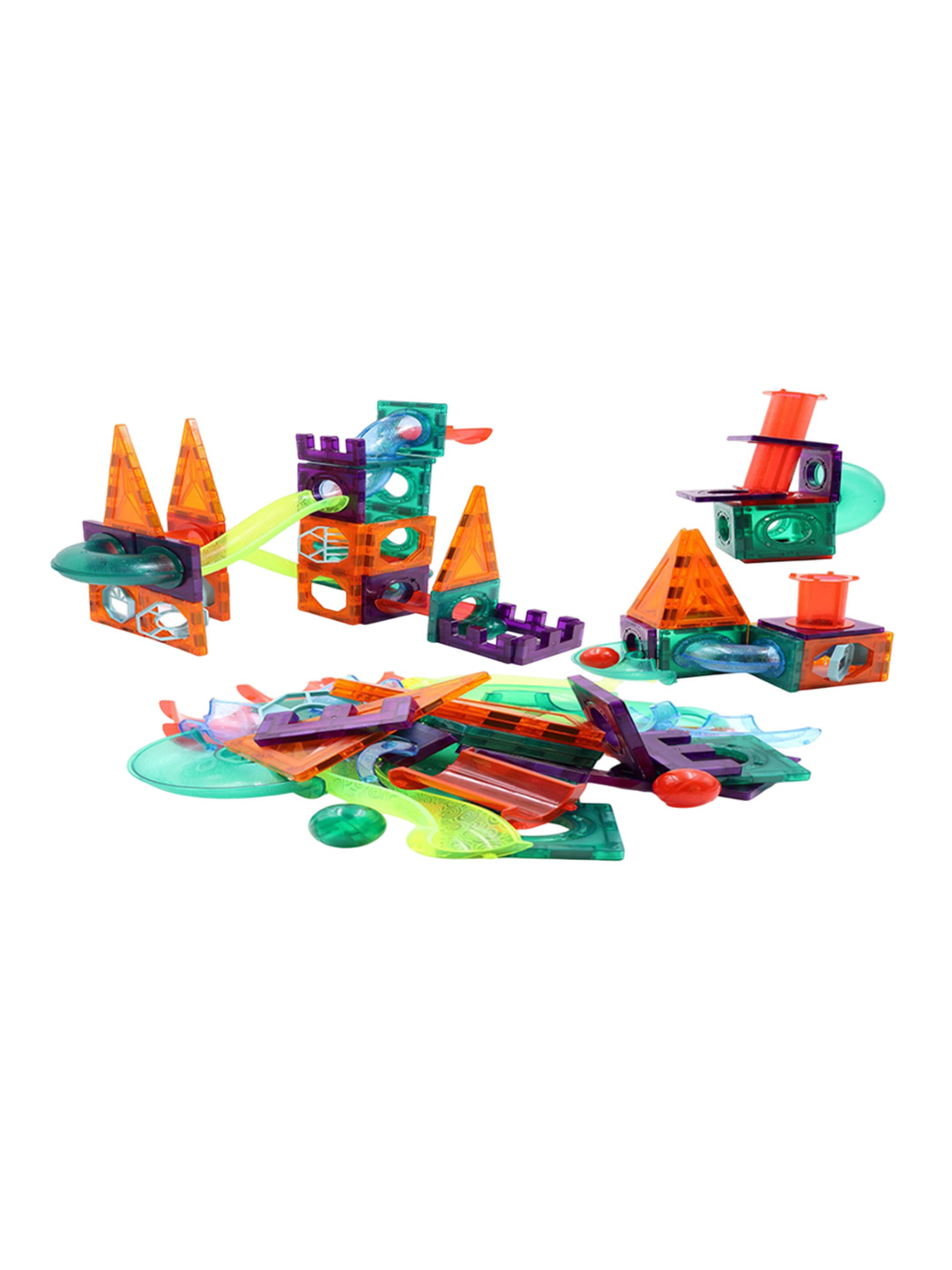 Aditi Toys Set Of 28 Magnetic Tiles Set