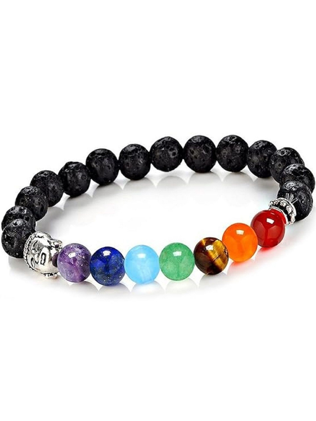 CONTEX MEDIA Unisex Artificial Beaded Elasticated Bracelet