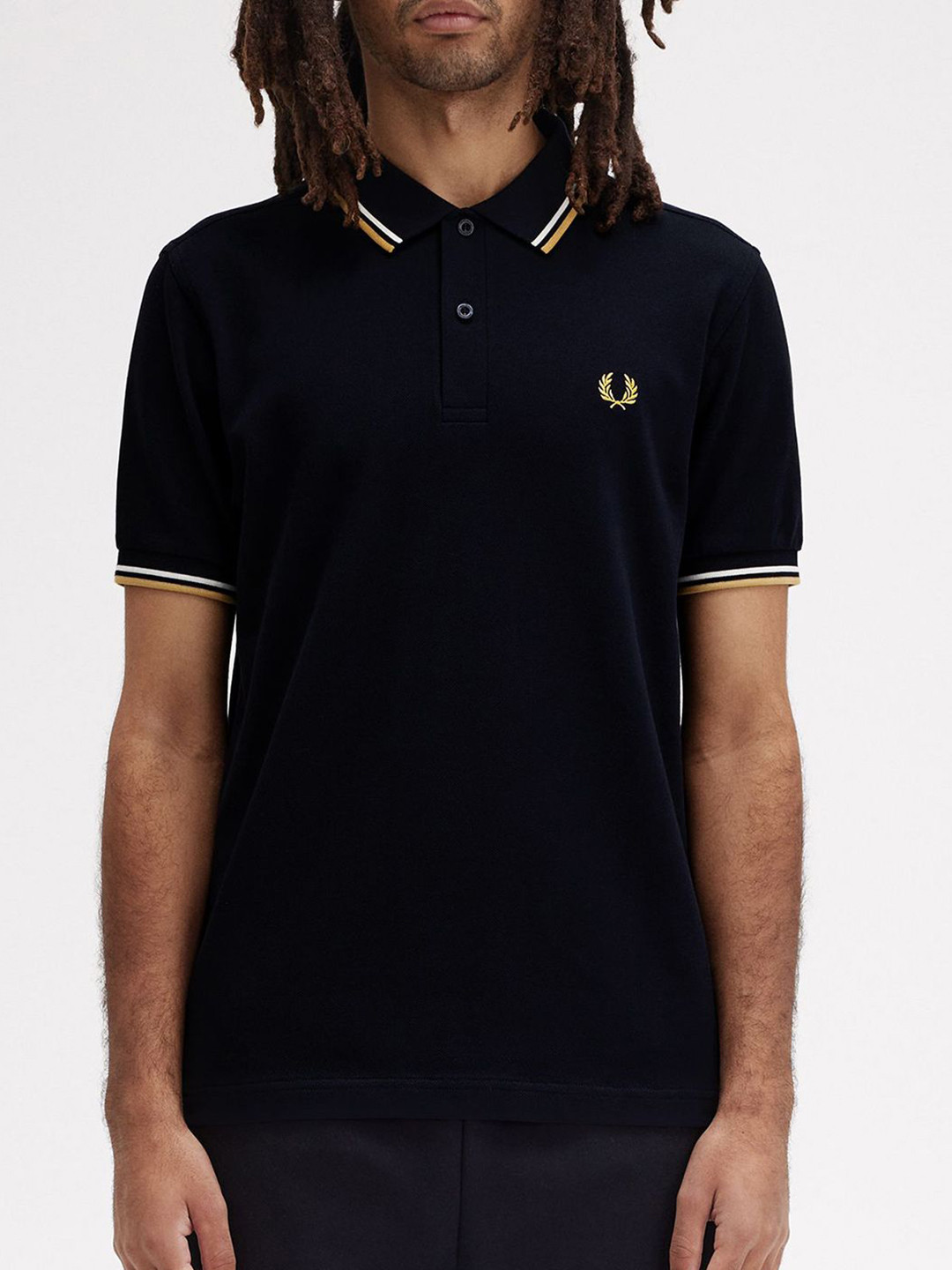 Fred Perry Cotton Polo Collar T-shirt
