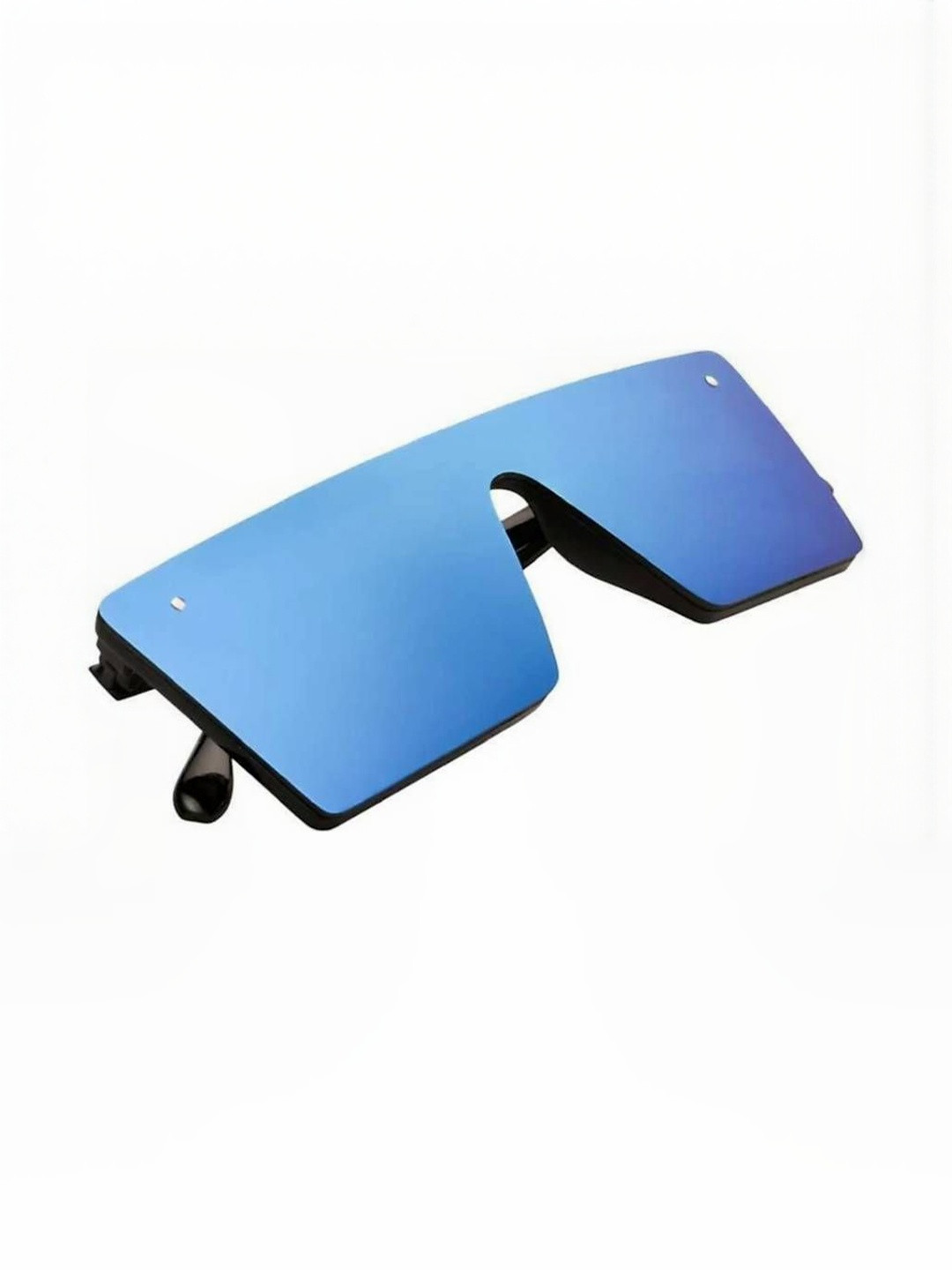 Arzonai Unisex Blue Without Frame UV Protected Lens Full Rim Sunglasses