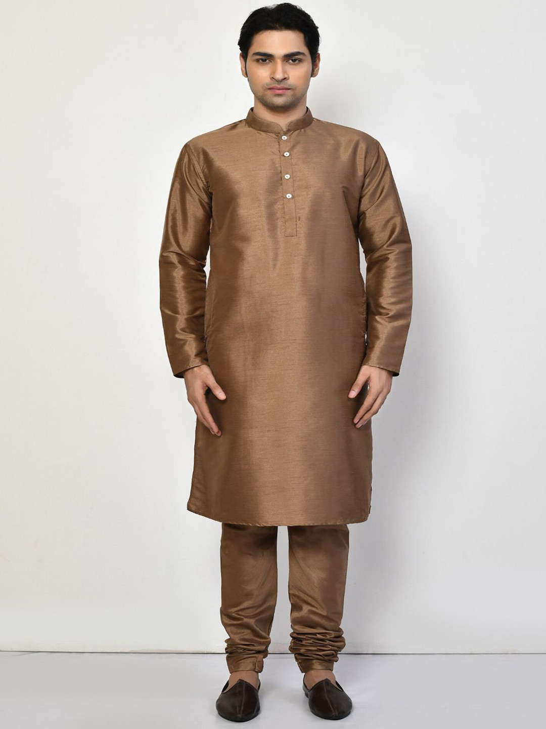 Simaaya Men Regular Long Kurta with Pyjamas Set