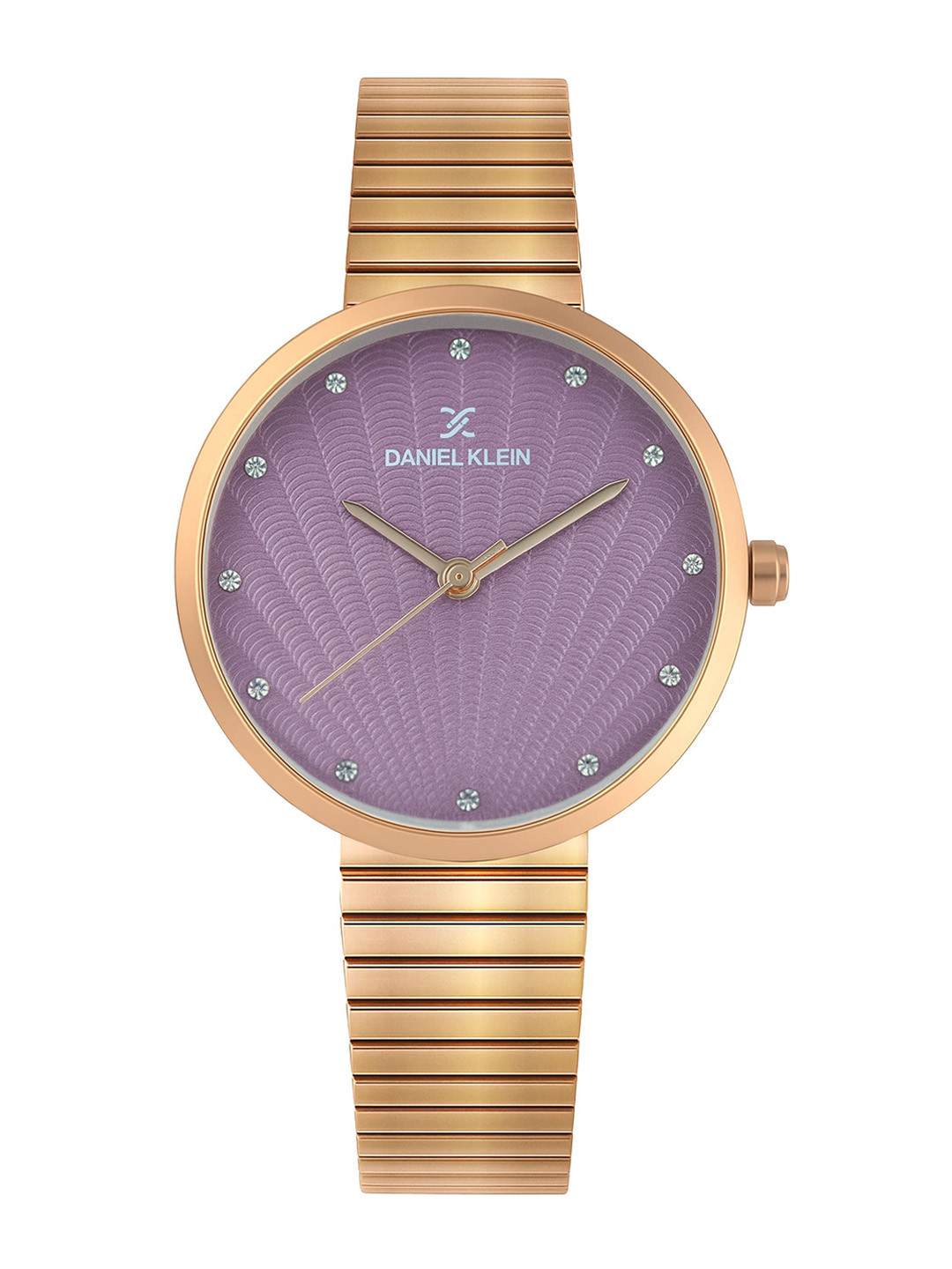 Daniel Klein Women Round Dial & Stainless Steel Straps Analogue Watch DK.20.10007-4