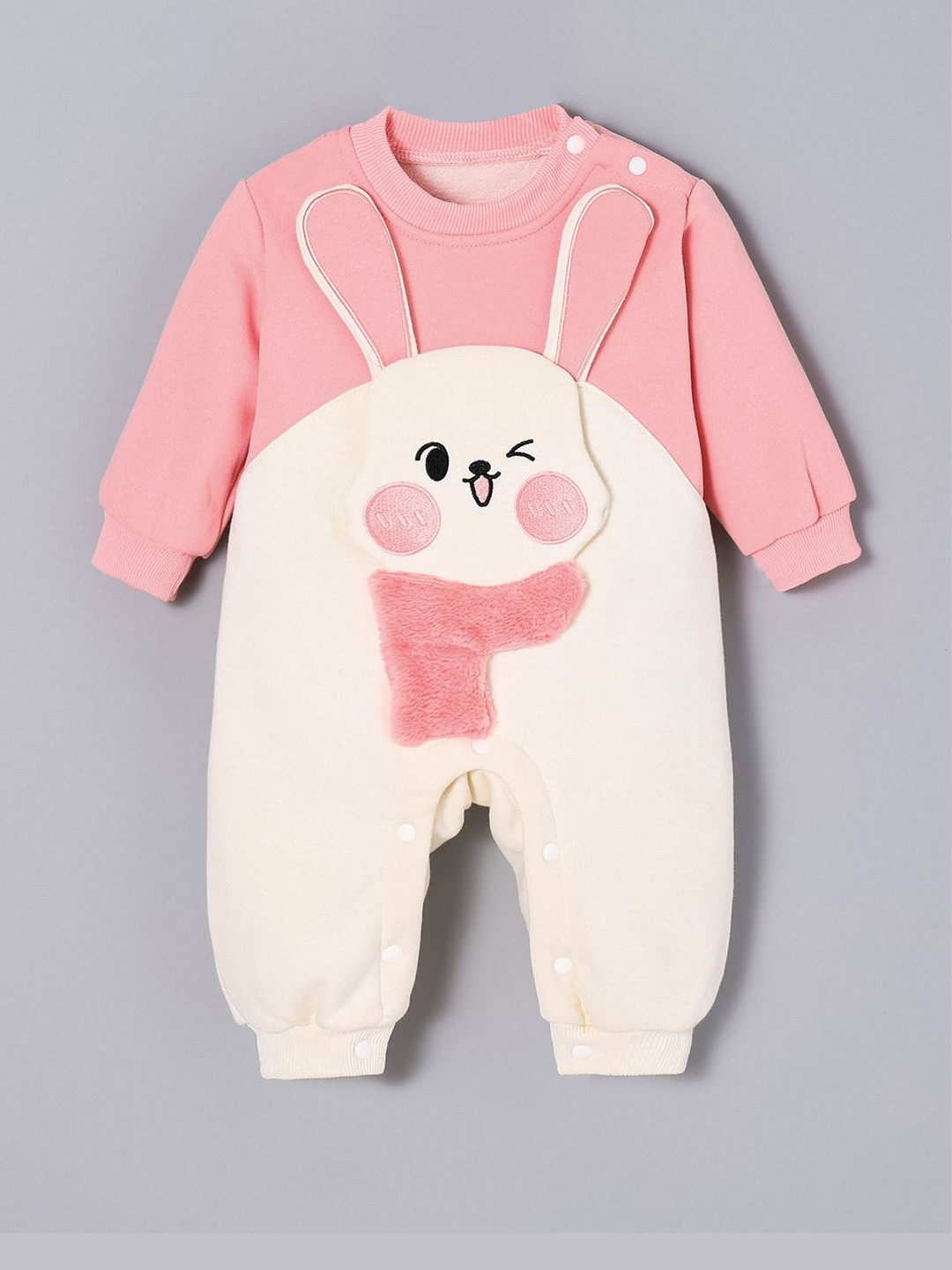 Hopscotch Girls Rabbit Ear Detail Bodysuit