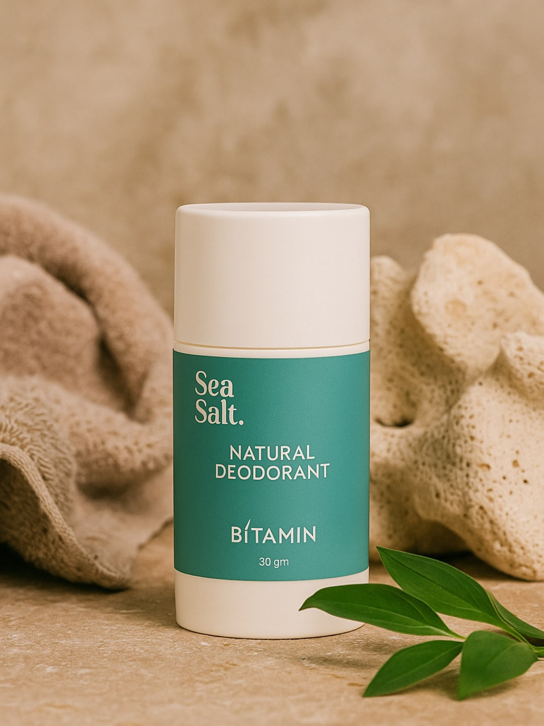 Bitamin Naturals Pvt Sea Salt Natural Aluminum Free All Day Care Deodorant 30g