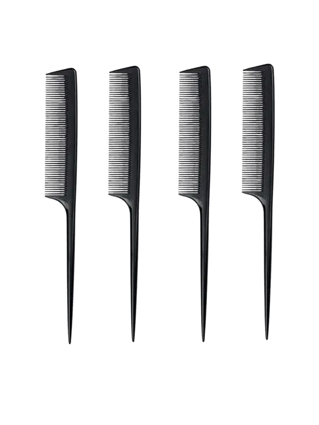 Stylewell Set Of 4 Antistatic Heat Resistant Barber Thin Tail Combs