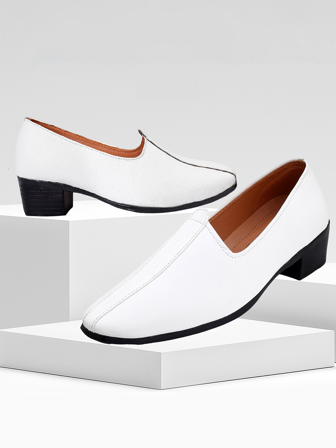 Bxxy Men Square Toe Height Increasing Mojaris