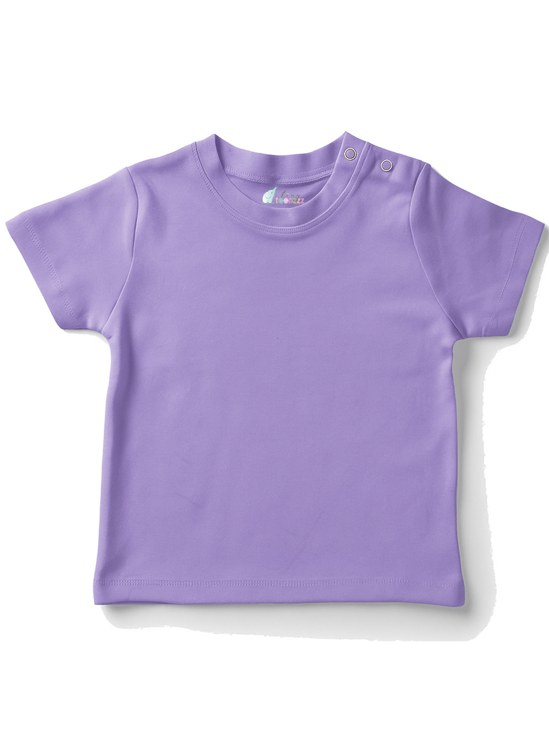 Tiny Toonzzz Unisex Solid Round Neck Pure Cotton T-shirt